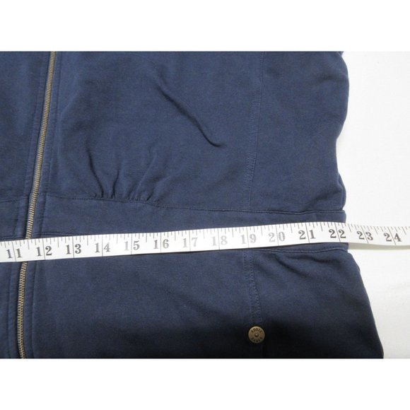 Eddie Bauer turtleneck full zip cinch waist sweatshirt XXL - Picture 10 of 13
